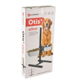 FLAMINGO Support en H avec 2 bols Otis 2,5 L 25 cm