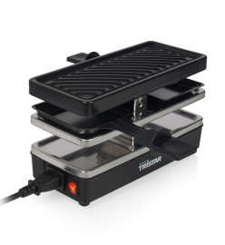 Tristar Gril à raclette 2 personnes RA-2741 400 W 23,8x10,4 cm Noir