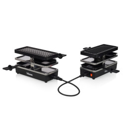 Tristar Gril à raclette 2 personnes RA-2741 400 W 23,8x10,4 cm Noir