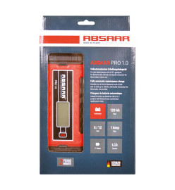 Absaar Chargeur de batterie PRO1.0 6/12 V 1 A Rouge