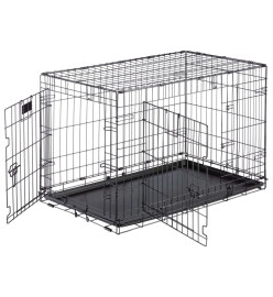 Ferplast Caisse pour chien Dog-Inn 90 92,7x58,1x62,5 cm Gris