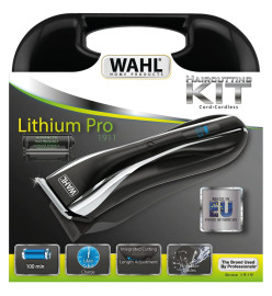 Wahl Kit de tondeuse à cheveux 13 pcs Lithium Pro LCD 6W