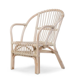 CHILDHOME Chaise en rotin avec coussin pour enfants Montana Naturel