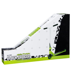 Black Dragon Scooter Vert Racer Blanc et vert