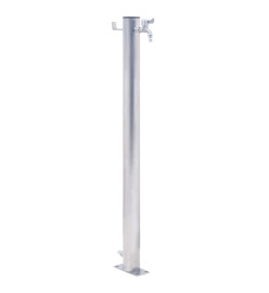 Colonne à eau de jardin 60 cm acier inoxydable rond