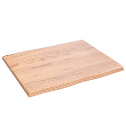 Dessus de table bois chêne massif traité bordure assortie