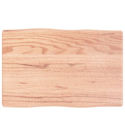 Dessus de table bois chêne massif traité bordure assortie