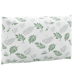 Coussins de palette 3 pcs motif de feuilles tissu Oxford