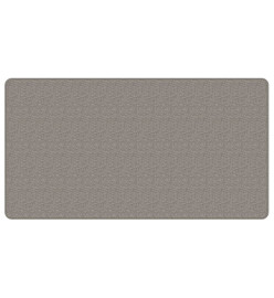 Tapis de couloir aspect sisal argenté 80x150 cm