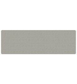 Tapis de couloir aspect sisal taupe 80x250 cm