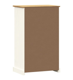 Armoire à chaussures VIGO 60x35x96 cm blanc bois massif de pin