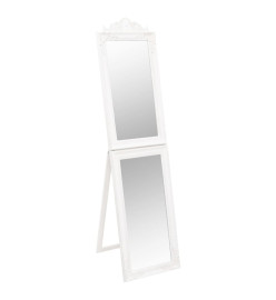 Miroir sur pied Blanc 50x200 cm