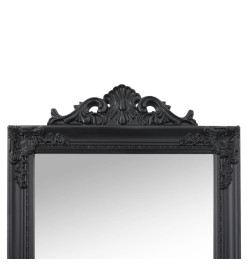 Miroir sur pied Noir 40x160 cm