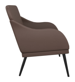 Banc Marron 110x76x80 cm Similicuir