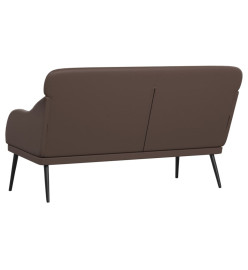 Banc Marron 110x76x80 cm Similicuir