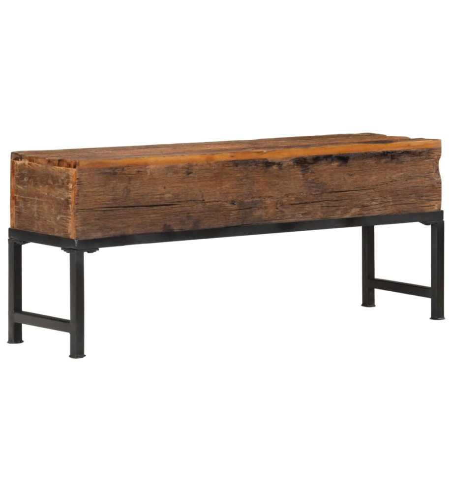 Banc 110 cm bois massif de récupération