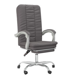 Fauteuil inclinable de bureau Gris Similicuir