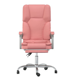 Fauteuil de massage inclinable de bureau Rose Similicuir