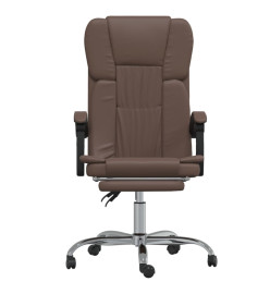 Fauteuil inclinable de bureau Marron Similicuir