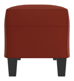 Banc Rouge bordeaux 100x35x41 cm Similicuir