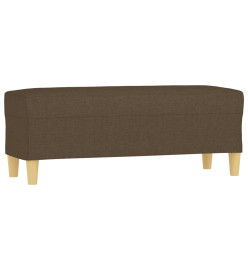 Banc Marron 100x35x41 cm Tissu