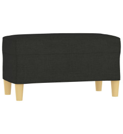 Banc Noir 70x35x41 cm Tissu