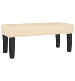 Banc Crème 70x30x30 cm Tissu