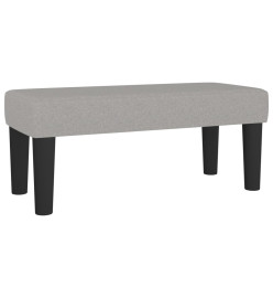 Banc Gris clair 70x30x30 cm Tissu