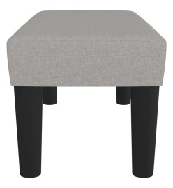 Banc Gris clair 70x30x30 cm Tissu