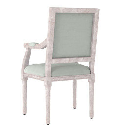 Fauteuil gris clair 54x59x99 cm velours