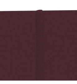 Panneaux muraux 12 pcs Violet 90x15 cm Tissu 1,62 m²