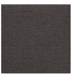 Panneaux muraux 12 pcs Gris foncé 30x30 cm Tissu 1,08 m²