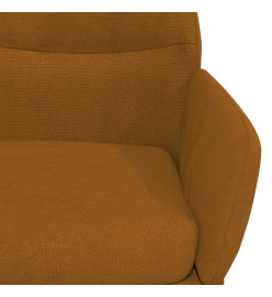 Chaise de relaxation Marron Velours