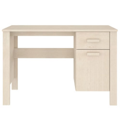 Bureau HAMAR Marron miel 113x50x75 cm Bois massif de pin