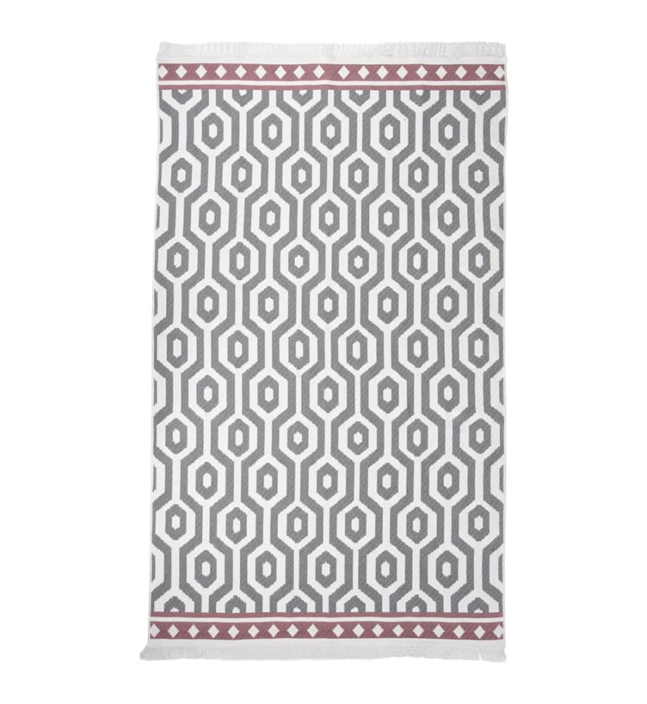 Tapis Gris 120x180 cm Coton