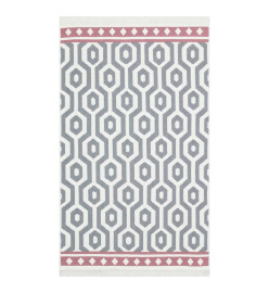 Tapis Gris 120x180 cm Coton