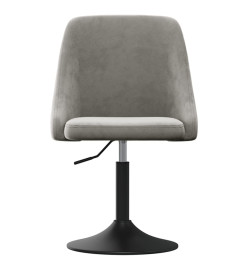 Tabouret de bar Gris clair Velours