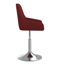 Tabouret de bar Rouge bordeaux Tissu