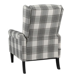 Fauteuil inclinable Gris blanc Tissu