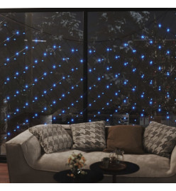 Filet lumineux bleu de Noël 3x3 m 306 LED Intérieur/extérieur