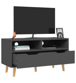 Meuble TV Gris 90x40x48,5 cm Aggloméré