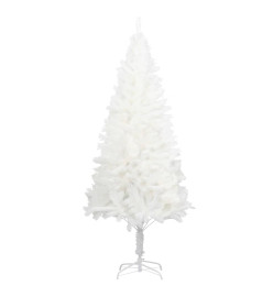 Arbre de Noël artificiel aiguilles réalistes blanc 210 cm