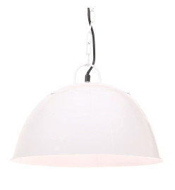 Lampe suspendue industrielle vintage 25 W Blanc Rond 41 cm E27