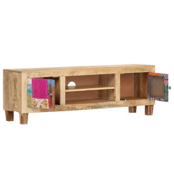 Meuble TV 120 x 30 x 40 cm Bois massif de manguier