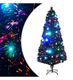 Arbre de Noël pré-éclairé avec support 180 cm fibre optique