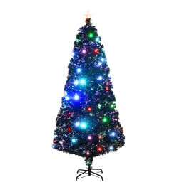 Arbre de Noël pré-éclairé avec support 180 cm fibre optique