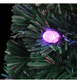 Arbre de Noël pré-éclairé avec support 180 cm fibre optique