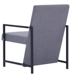 Fauteuil Gris clair Tissu