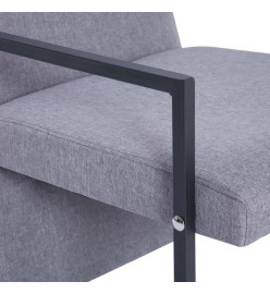 Fauteuil Gris clair Tissu