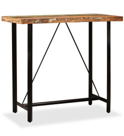 Ensemble de bar 5 pcs Bois de récupération massif